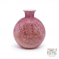  - Fidrio Bolvase With Neck Ø:23cm Ancient Pink