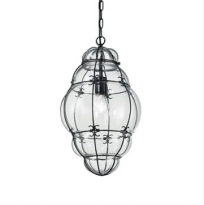 - Ideal lux Anfora Hanglamp Diam.28cm Glas