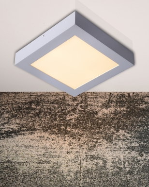 Lucide Brice-led Vierkant Plafondlamp Wit