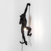  - Seletti Monkey Lamp Wandlamp Zwart Left