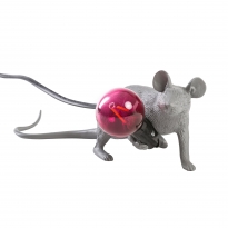  - Seletti Mouse Lamp Lop tafellamp Grijs