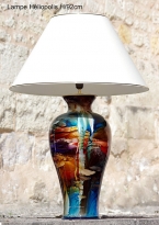  - Sylvie Montagnon Tafellamp Heliopolis Glaskunst
