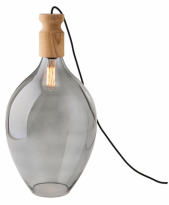  - Flam & Luce Bottle GM Tafellamp Gefumeerd Glas